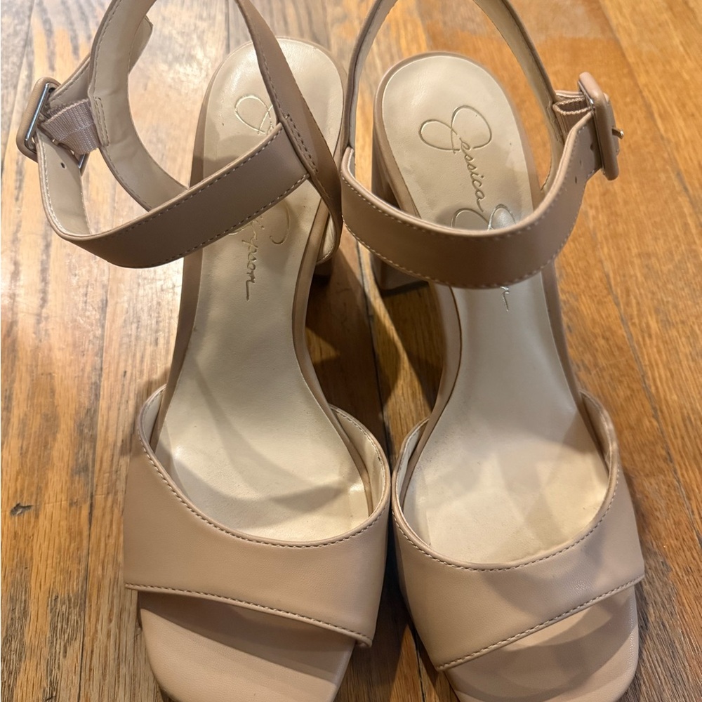 Jessica Simpson Blush Heeled Sandals